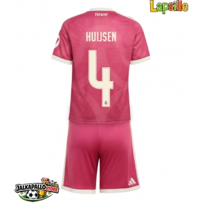 Real Madrid Dean Huijsen #4 Kolmaspaita Lapsille 2026-27 Lyhythihainen (+ shortsit)